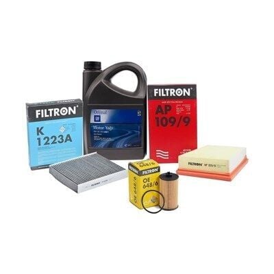 Chevrolet / Yeni Aveo (T300)  1.2 1.4 Benzinli Motor Manuel Vites Bakım Seti GM 5w30 4 Lt Yağlı