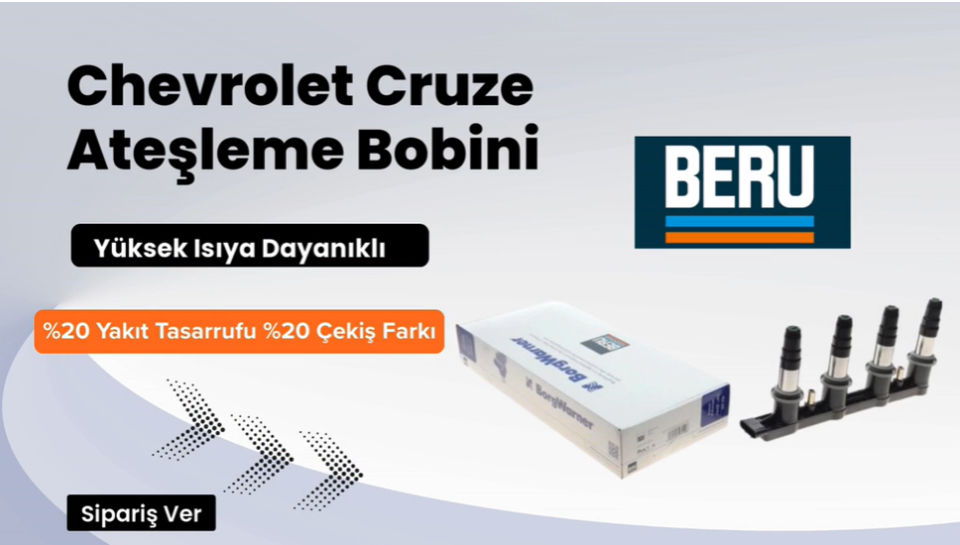 Chevrolet  Cruze Bobin Yazılımlı Yüzde 20 Performans - Yüzde 20 Yakıt Tasarrufu Sağlar