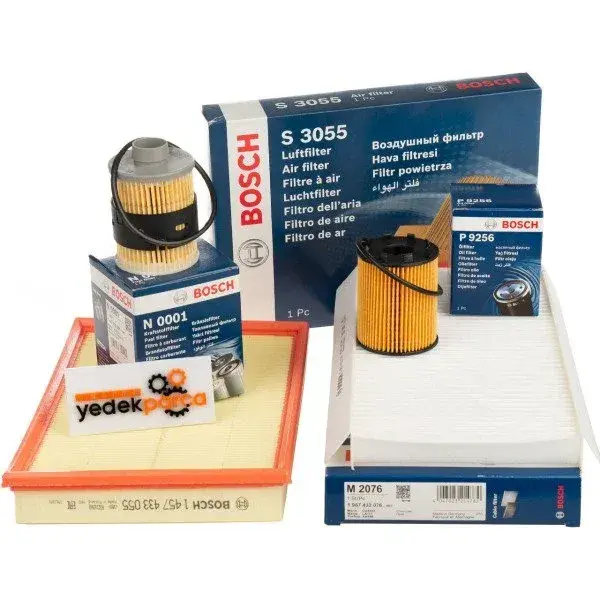 Opel / Meriva A 1.3 Dizel Periyodik Bakım Filtre Seti Bosch Marka