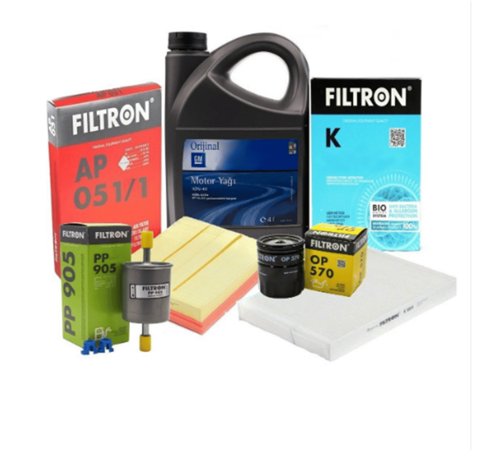 Opel / Meriva A 1.6 Benzinli Periyodik Bakım Seti Castrol Bujisiz