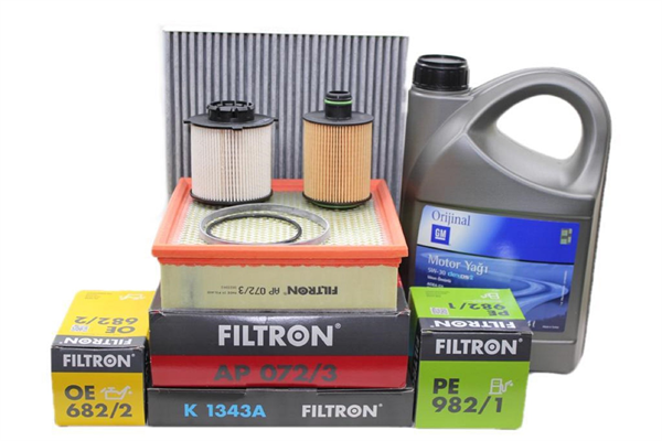 Opel / Meriva A 1.3 Dizel Periyodik Bakım Seti GM 5W30 Yağlı