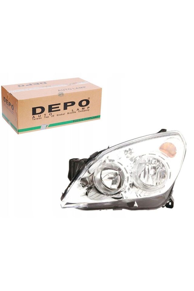 Opel / Astra H Sol (Şöför Tarafı) Kromlu Far DEPO Marka