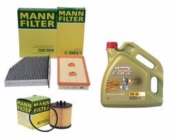 Volkswagen Golf 5 1.6 (BGU-BSE) Motor Periyodik Bakım Seti Mann Marka