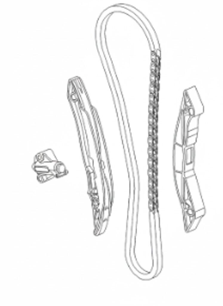 Opel / Astra K 1.5 Dizel Triger Zincir Seti Orijinal 4 Parça