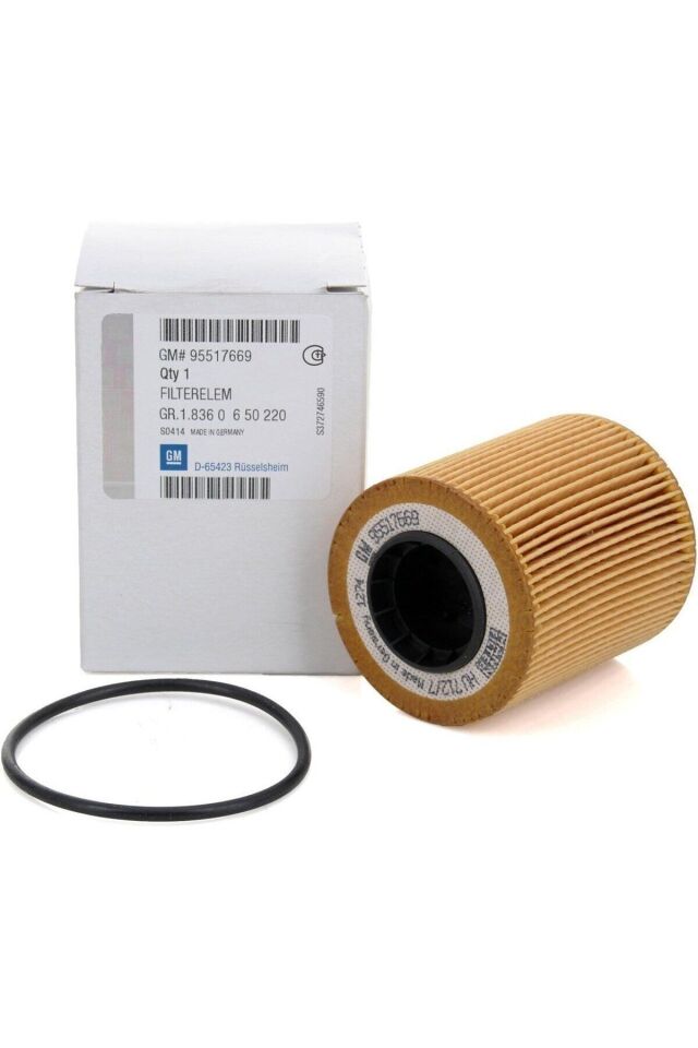 Opel / Astra H 1.3 Dizel Yağ Filtresi Orijinal Gm