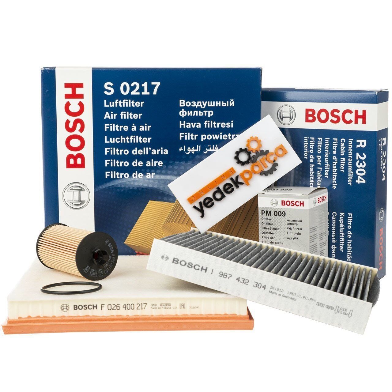 Opel / Zafira C 1.4 Turbo Bakım Seti Karbonlu Polen Bosch Marka