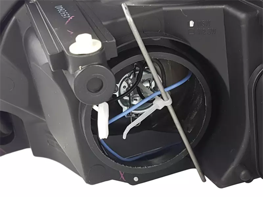 Opel / Astra H Sağ Far Siyah Zeminli Marka