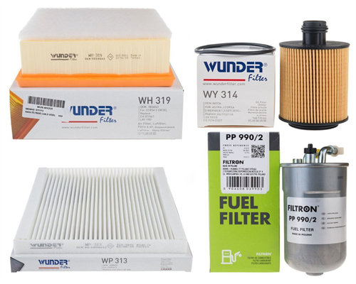 Opel / Corsa D 1.3 Z13DTJ Euro 4 Bakım Filtre Seti 2010-2011