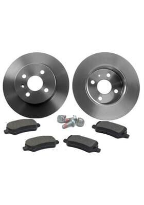 Opel / Astra H Uyumlu Arka Fren Diski+Balata Takım 4 Teker Civatalı Delphi