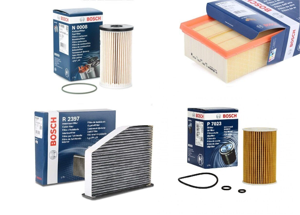 Volkswagen Jetta 1.6 TDI Periyodik Bakım Filtre Seti Bosch Marka
