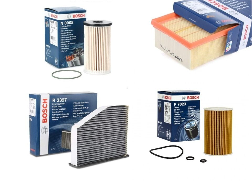 Volkswagen Jetta 1.6 TDI Periyodik Bakım Filtre Seti Bosch Marka