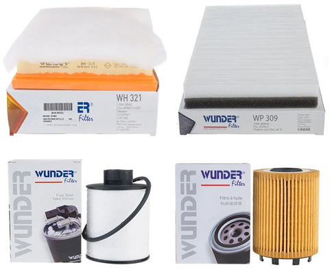 Opel / Astra H 1.3 Periyodik Bakım  Filtre Seti Tırnaklı Tip Wunder