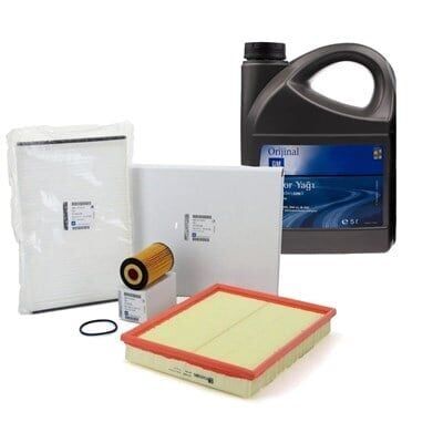 Opel / Astra H 1.6 2007 - 2013 Model Arası Periyodik Bakım Seti Gm 5W30 5LT Wunder Marka