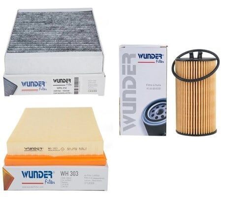 Opel / Astra H 2007 - 2013 Model Arası 1.6 Benzinli (XER) Periyodik Filtre Seti Wunder Marka