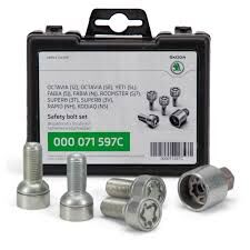 VAG / ORJINALC | Skoda Şifreli (Kilitli) Bijon Seti  000071597