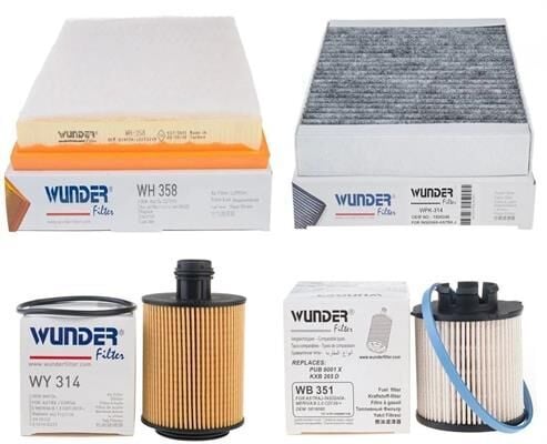 Opel / Astra J 1.3 Dizel Periyodik Bakım Filtre Seti Wunder Marka