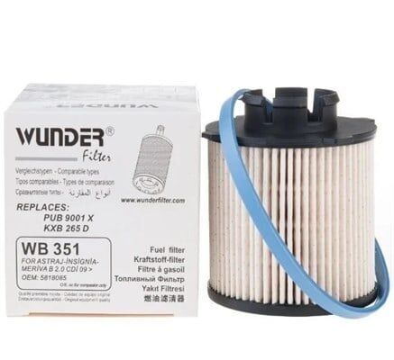 Opel / Astra J 1.3 / 1.6 Dizel Mazot Filtresi Wunder Marka