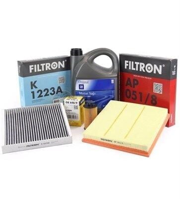 Opel / Astra J (1.6) 115 Bg Benzinli Periyodik Bakım Seti Gm 5w30 5 Lt Yag