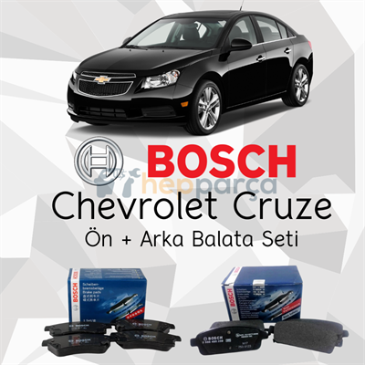 Chevrolet Cruze BOSCH Ön Arka Fren Balata Seti