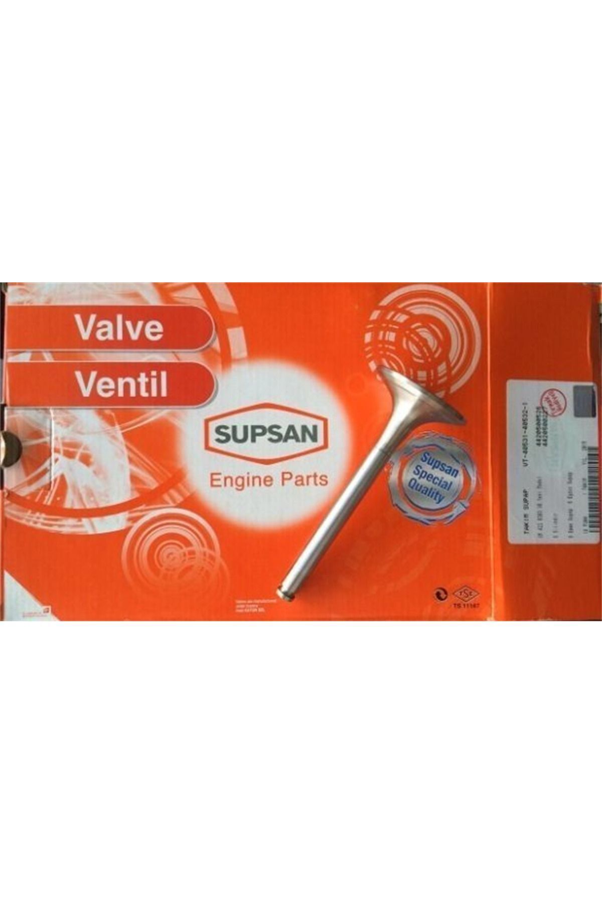 Chevrolet / Cruze 1.6 Çelik Subap Takımı Stelitli Supsan