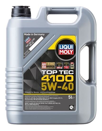 Liqui Moly Toptec 4100 5w40 5 Litre Motor Yağı