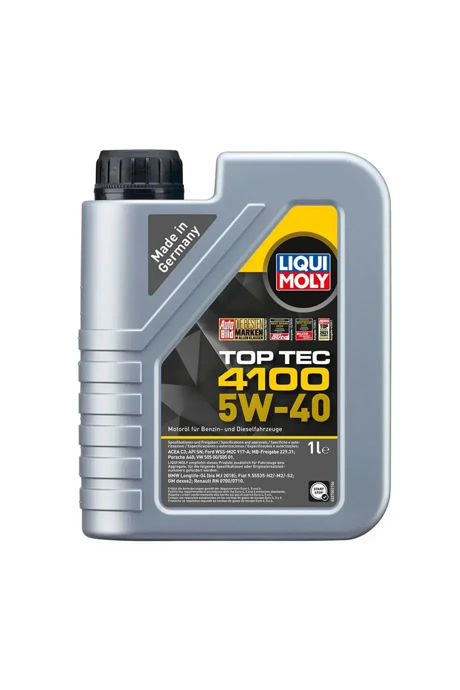 Liqui Moly Toptec 4100 5w40 1 Litre Motor Yağı