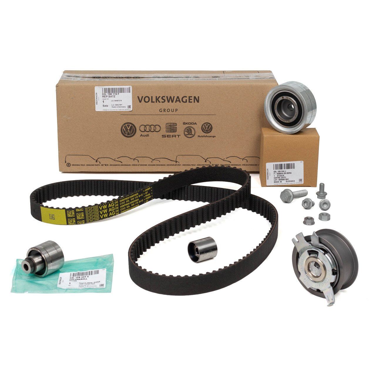 VAG / ORJINAL 03L198119F | Skoda Fabia 2011-2015 Model Arası 1.6 TDI Triger Seti Orijinal  03L198119F