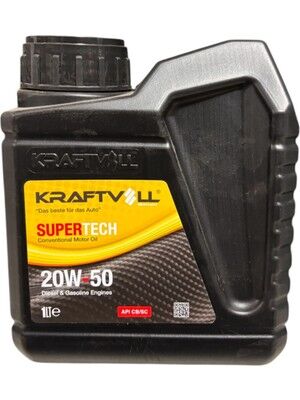 Kraftvoll 20W50 Mineral Motor Yağı Benzin-Dizel 1 Lt