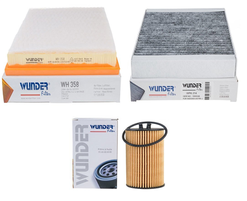 Chevrolet / Cruze 1.4 Turbo Periyodik Bakım Filtre Seti Wunder