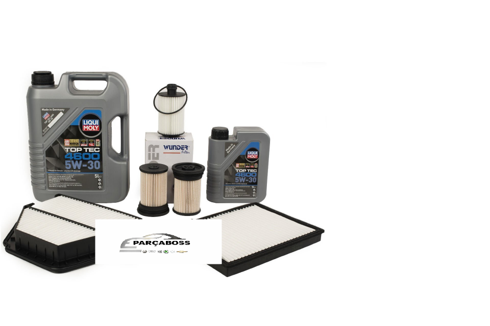 Chevrolet / Captiva C140 Bakım Seti Liqui Moly Molygen'li