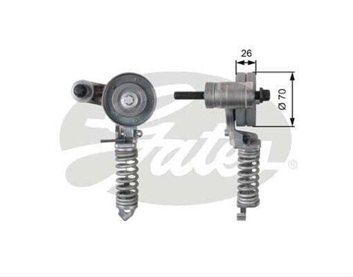 Chevrolet / Yeni Aveo (T300)  1,2-1,4 V Kayış Gergi Kütüğü Komple Gates Marka