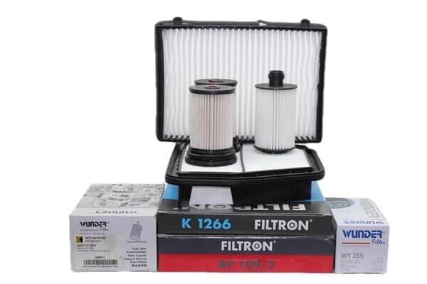 Chevrolet / Yeni Captiva (C140)  2.0 Dizel C140 Periyodik Bakım Filtre Seti Mazot Filtresi Uzun Tip