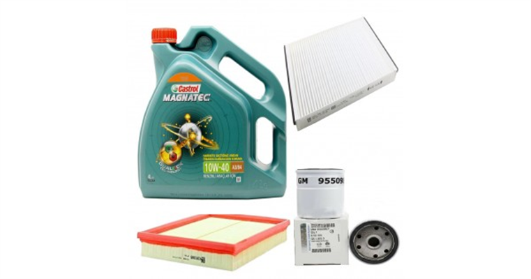 Opel / Corsa B 1.4 Periyodik Bakım Seti Castrol Bujisiz (CorsaB-Bakım-Castrol)