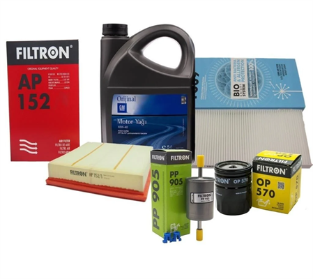 Opel / Vectra B (1.6 / 2.0) Benzinli Periyodik Bakım Seti Gm 10w40 Yag ()