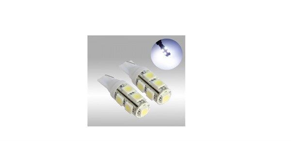 T10 Dipsiz Led Park Ampulü 9 Ledli 2'li Paket MFK