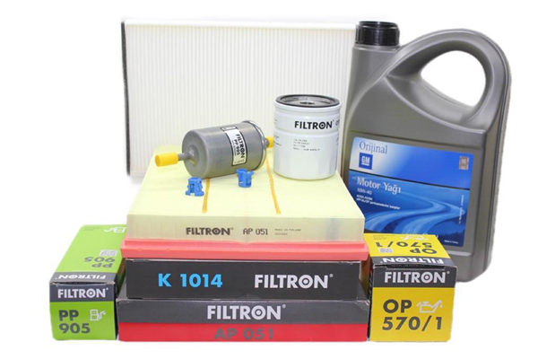 Opel / Astra G Filtron Benzinli Motor Bakım Seti Polen Geniş Tip GM 10W40 4 LT Yağlı (FİLT.AST.G- beh