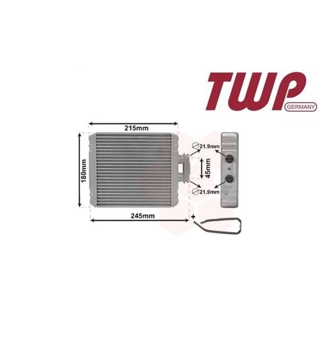 Volkswagen Polo / Seat Ibiza / Skoda Fabia / Audi A1 Kalorifer Radyatörü