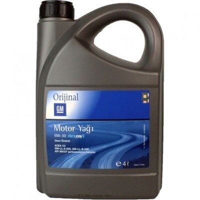 GM Sae 5W30 Dexos 2 4 LT Tam Sentetik Motor Yağı