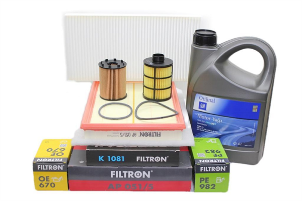 Opel / Combo C 1.3 Dizel Bakım Seti Ufi Tip (Mobil 5W30 Yağlı)