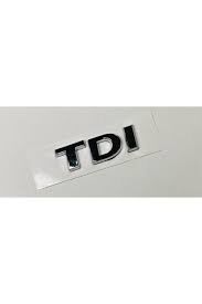 Volkswagen TDI Krom Yazı