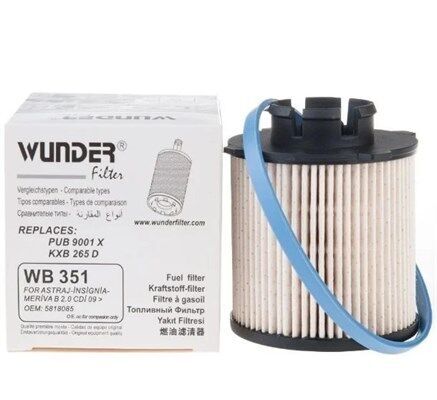 Opel / Meriva B 1.3 Dizel Mazot Filtresi Wunder Marka