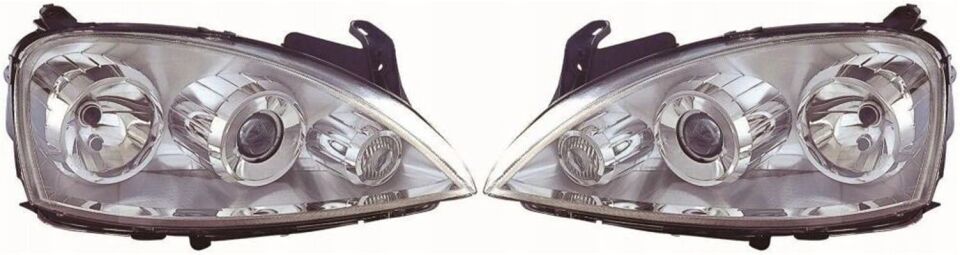 Corsa C - Combo C Mercekli Far Takım Sağ Sol