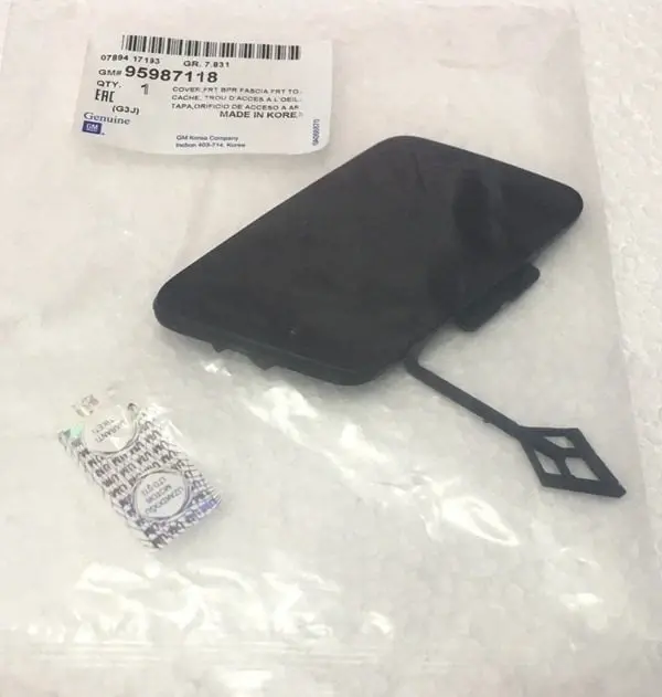 Chevrolet Cruze Uyumlu Ön Tampon Çeki Kapağı Orijinal GM