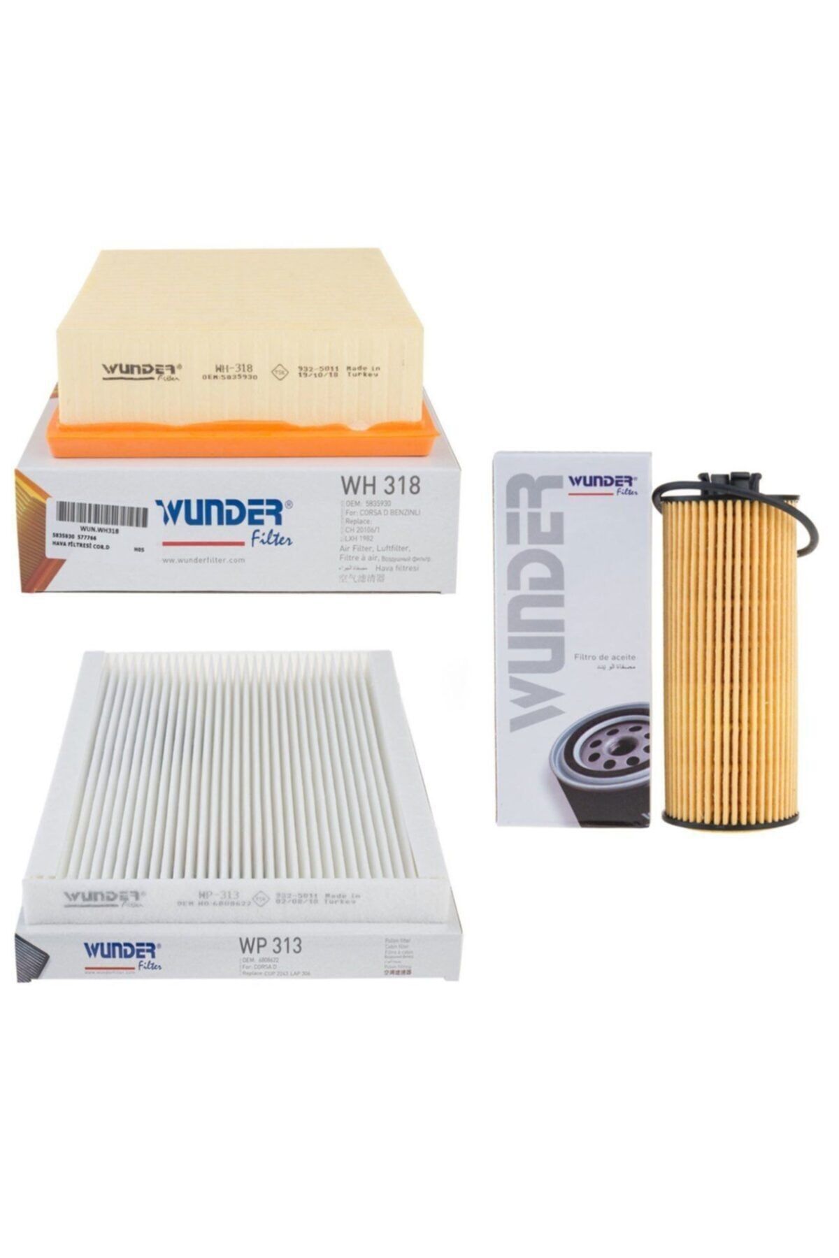 Opel / Corsa E 1.2/1.4 Bakım Seti Otomatik Vites Wunder Marka