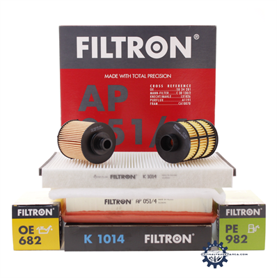 Opel / Astra H Filtron 1.3 uyumlu Dizel Periyodik Bakım Filtre Seti (Yağ Filtresi Ufi Tip) Filtron