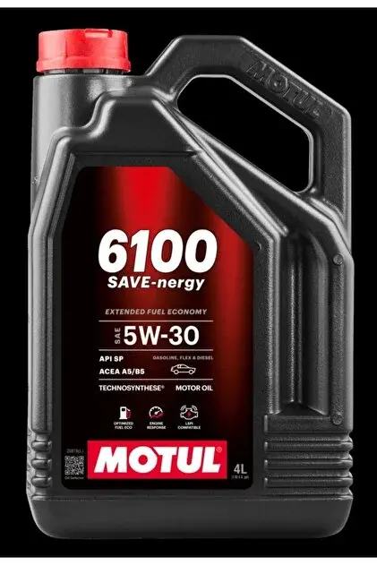 Motul 6100 Save-Nergy 5W30 Extended Fuel Economy 4 Litre