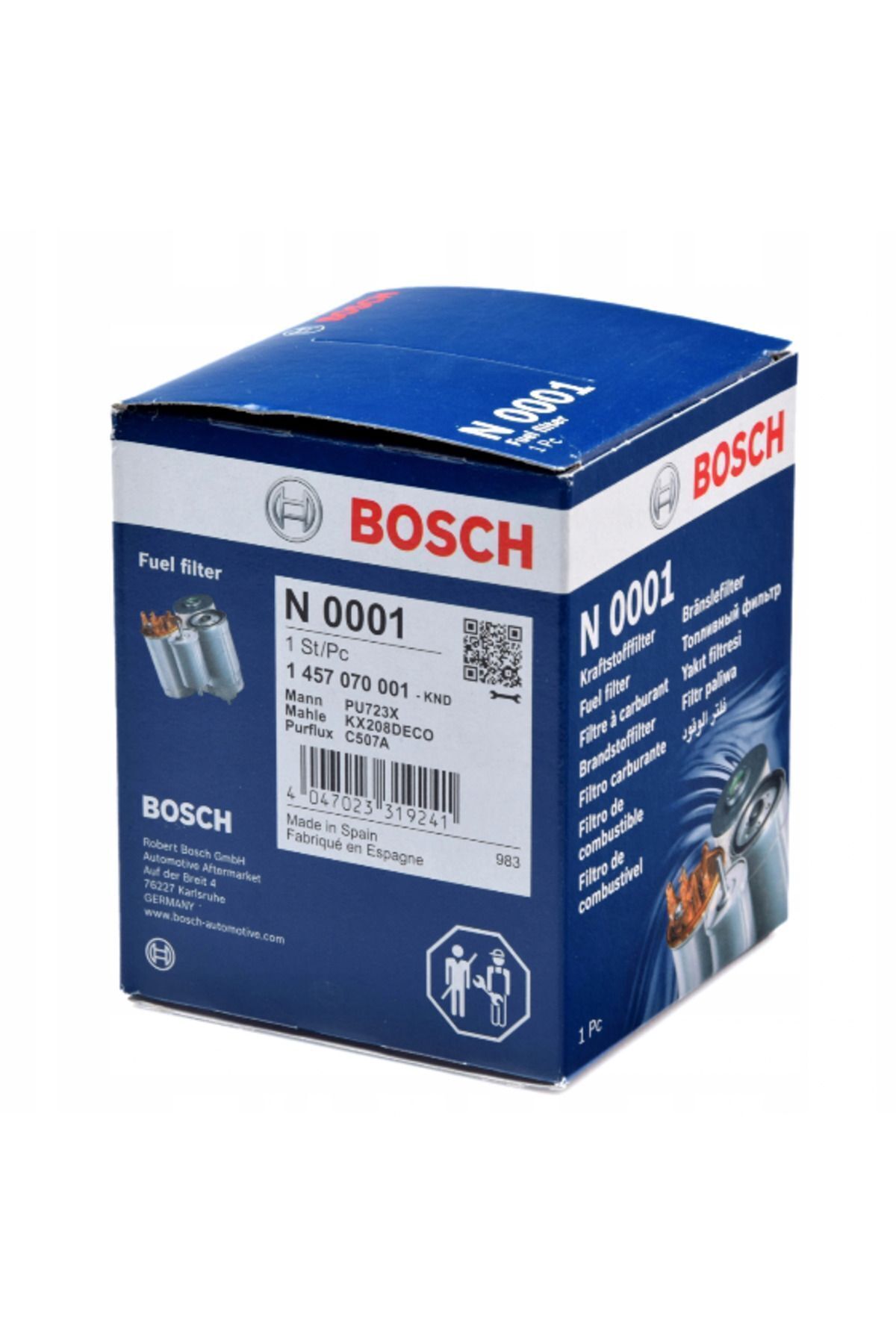 Opel / Astra H 1.3 Dizel Mazot Filtresi Marka 1457070001